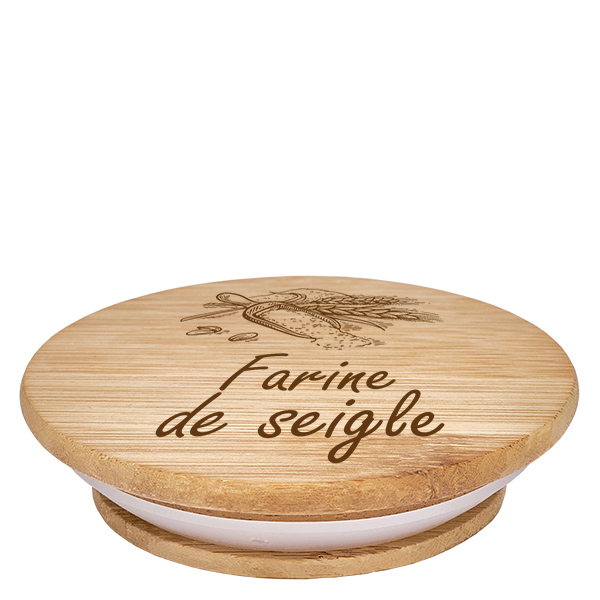 Paire en bois « farine de seigle » pour WECK RR100 Paire en bois « farine de seigle » pour WECK RR100