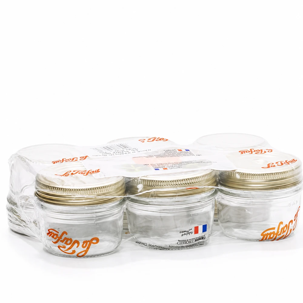 245ml Pot renversé Familia Wiss avec système de couvercle en 2 parties Le Parfait Set de bocaux 6 pièces