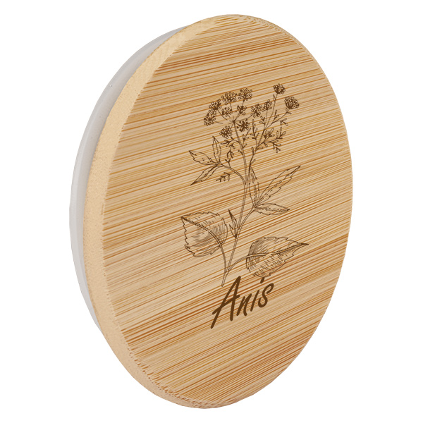 Couvercle en bois « Anis » pour WECK RR60 Couvercle en bois « Anis » pour WECK RR60
