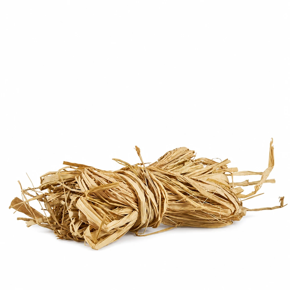 Raphia naturel pour décorer 30g de fibres de raphia naturel en beige doré pour la décoration et les projets de bricolage