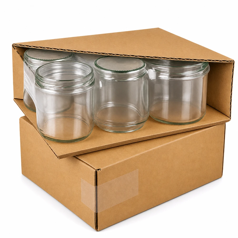 Emballage professionnel Verres ronds 1062ml avec couvercle BasicSeal en boîte carton Livraison sécurisée Commande en gros