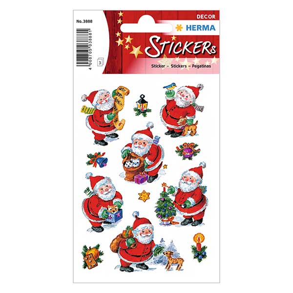 Autocollants &quot;Père Noël 2&quot; (36 stickers)