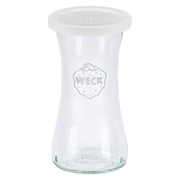 100ml bocal à gourmandises avec couvercle fraîcheur WECK RR40