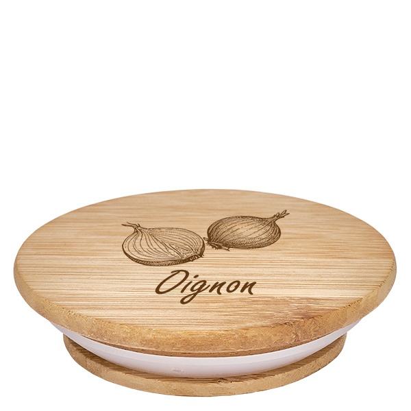 Paire en bois « Oignon » pour WECK RR60 Paire en bois « Oignon » pour WECK RR60