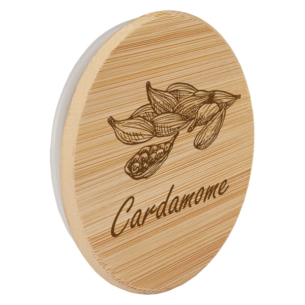 Paire en bois « Cardamomo » pour WECK RR60 Paire en bois « Cardamomo » pour WECK RR60