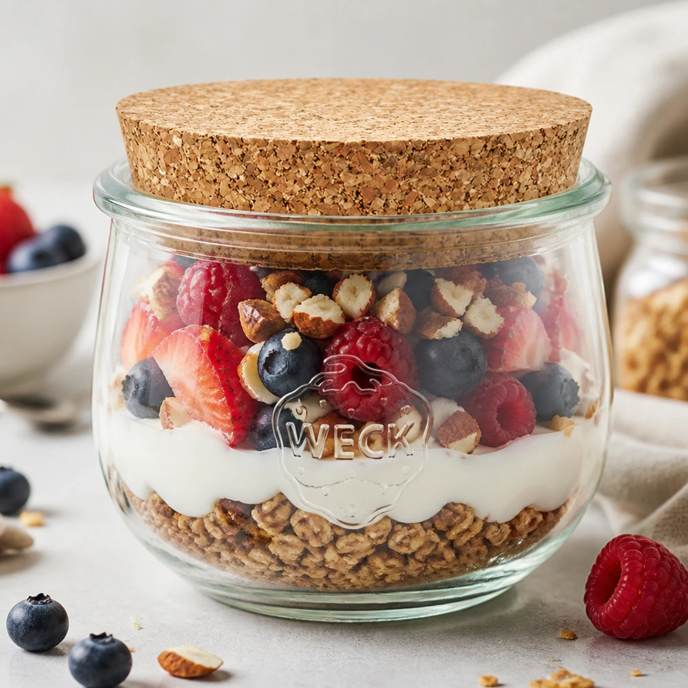 Bocaux pour overnight oats – exemple de bocal en verre
