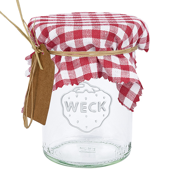 Cache-bijoux en tissu bordeaux à carreaux 120x120mm carré