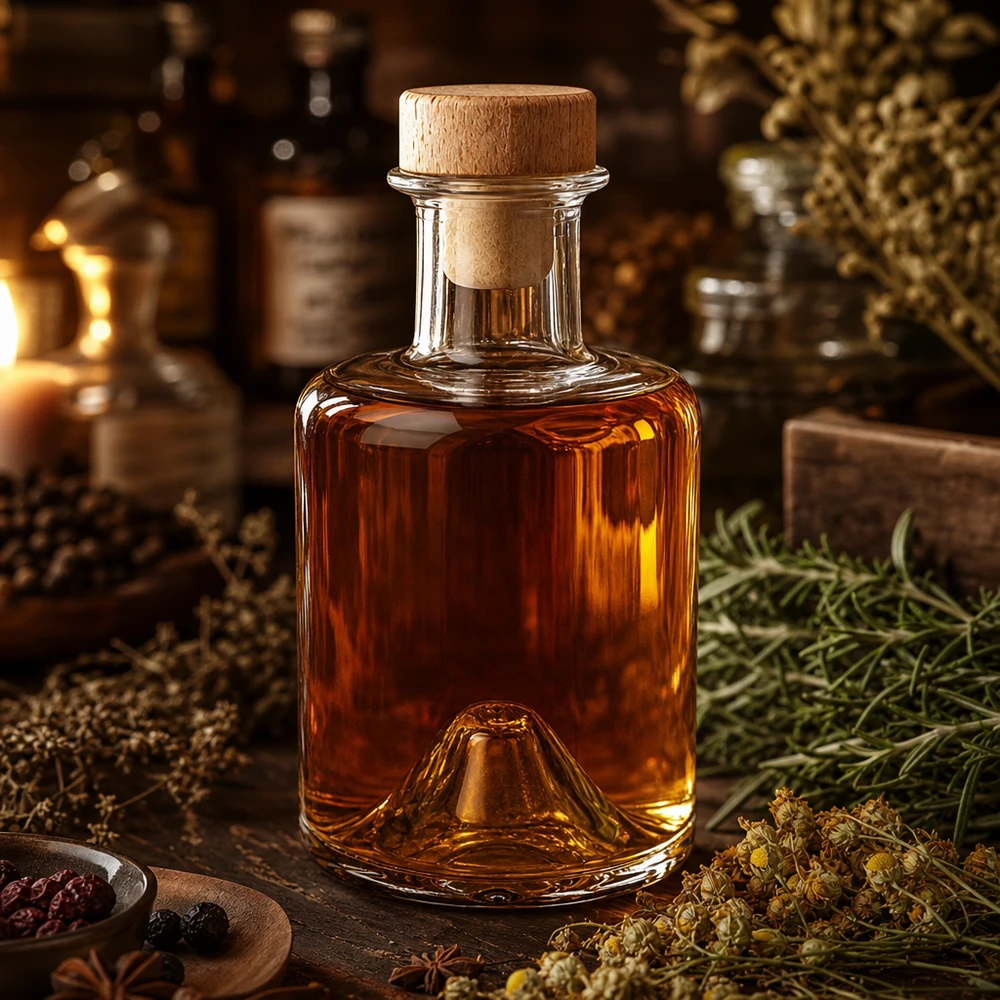 Flacon à pharmacie « Sofia » 200 ml avec bouchon en bois UNiTWIST® Flacon à pharmacie « Sofia » 200 ml avec bouchon en bois UNiTWIST®
