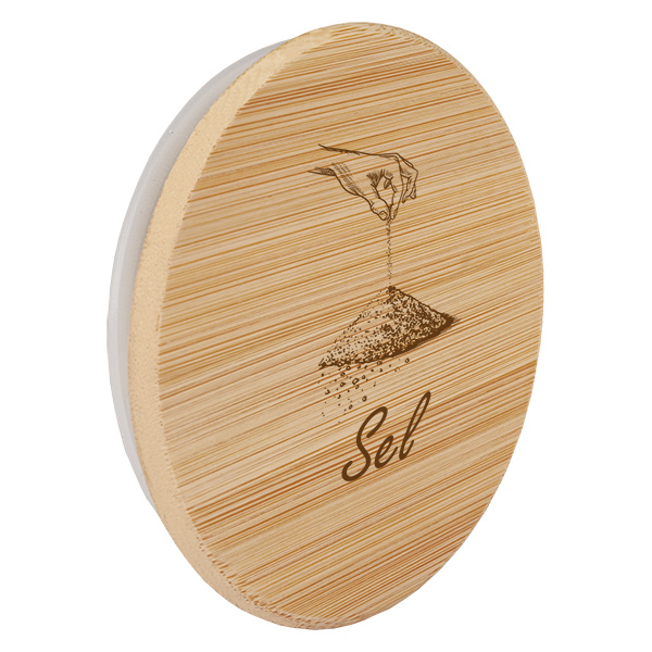 Paire en bois « sel » pour WECK RR60 Paire en bois « sel » pour WECK RR60