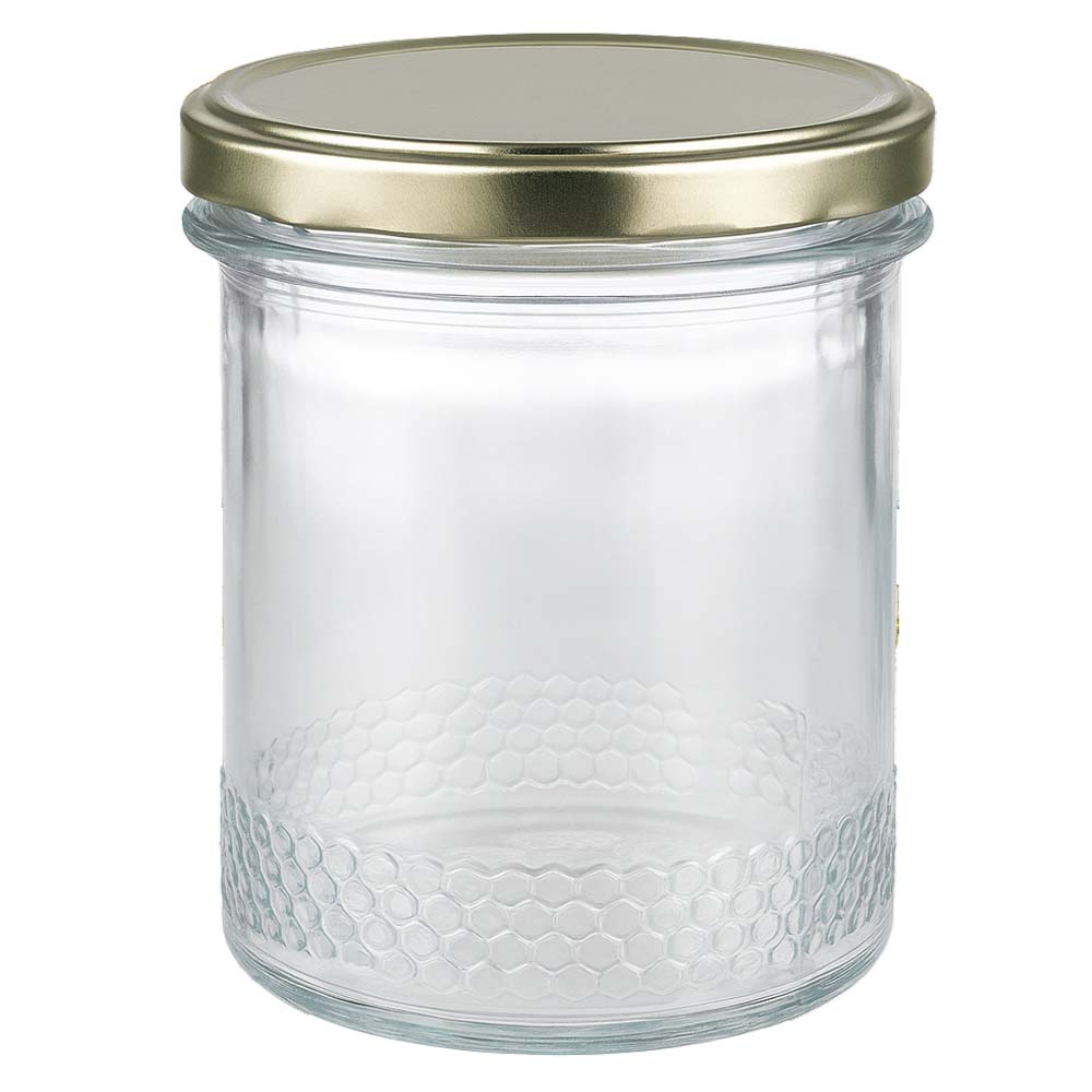Pot à miel 560 g avec couvercle doré BasicSeal UNiTWIST