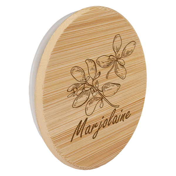 Paire en bois « Marjolaine » pour WECK RR60 Paire en bois « Marjolaine » pour WECK RR60