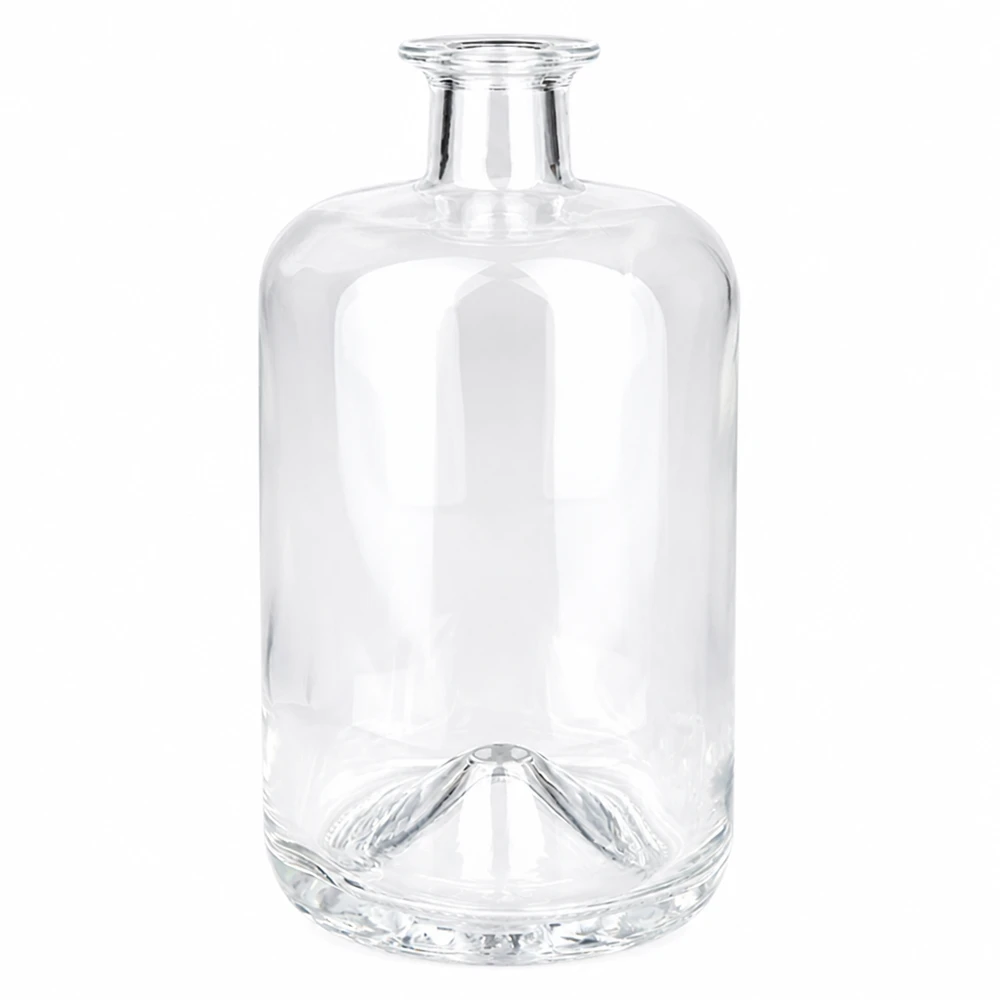 Flacon à pharmacie « Sofia » 700 ml sans bouchon UNiTWIST® Bouteille en verre de 700ml Sofia sans bouchon UNiTWIST transparent vide Photo du produit sur fond blanc
