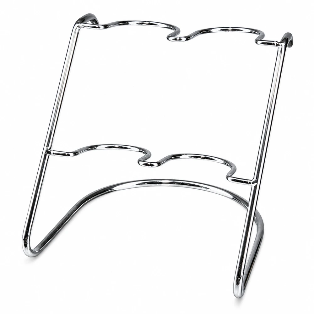 Support de service Flato4 en acier chromé pour 4 verres à pied WECK - support de verre élégant pour la cuisine et la table