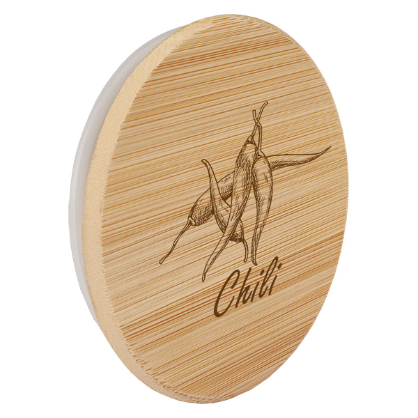 Bouchon en bois « Piment » pour WECK RR60 Bouchon en bois « Piment » pour WECK RR60