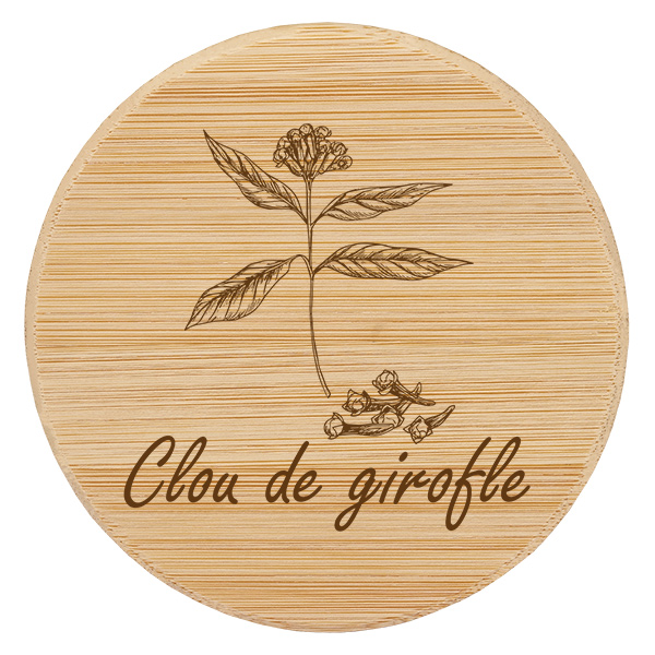 Paire en bois « clous de girofle » pour WECK RR60