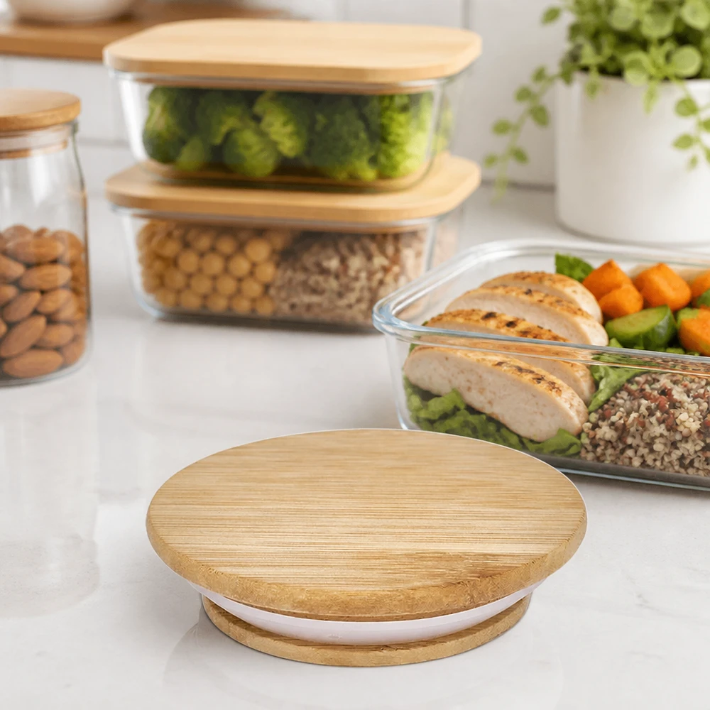 Sélection de bocaux en verre adaptée à les bouillons et fonds de cuisine