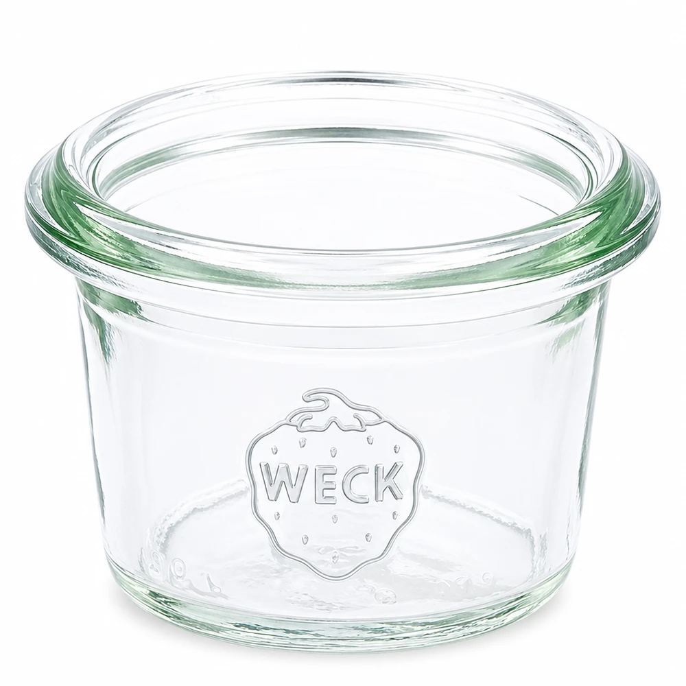 Exemple de bocal en verre pour comparer les formats destinés à les tartinables salés ou sucrés