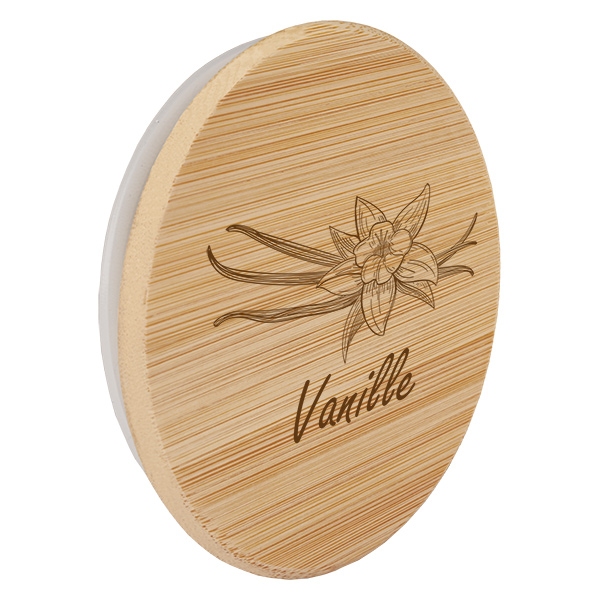 Paire en bois « Vanille » pour WECK RR60 Paire en bois « Vanille » pour WECK RR60