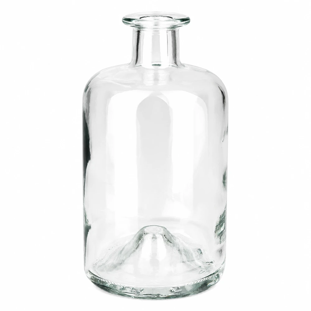 Bouteille en verre Sofia 500ml transparente sans bouchon UNiTWIST Bouteille de pharmacie vide à remplir