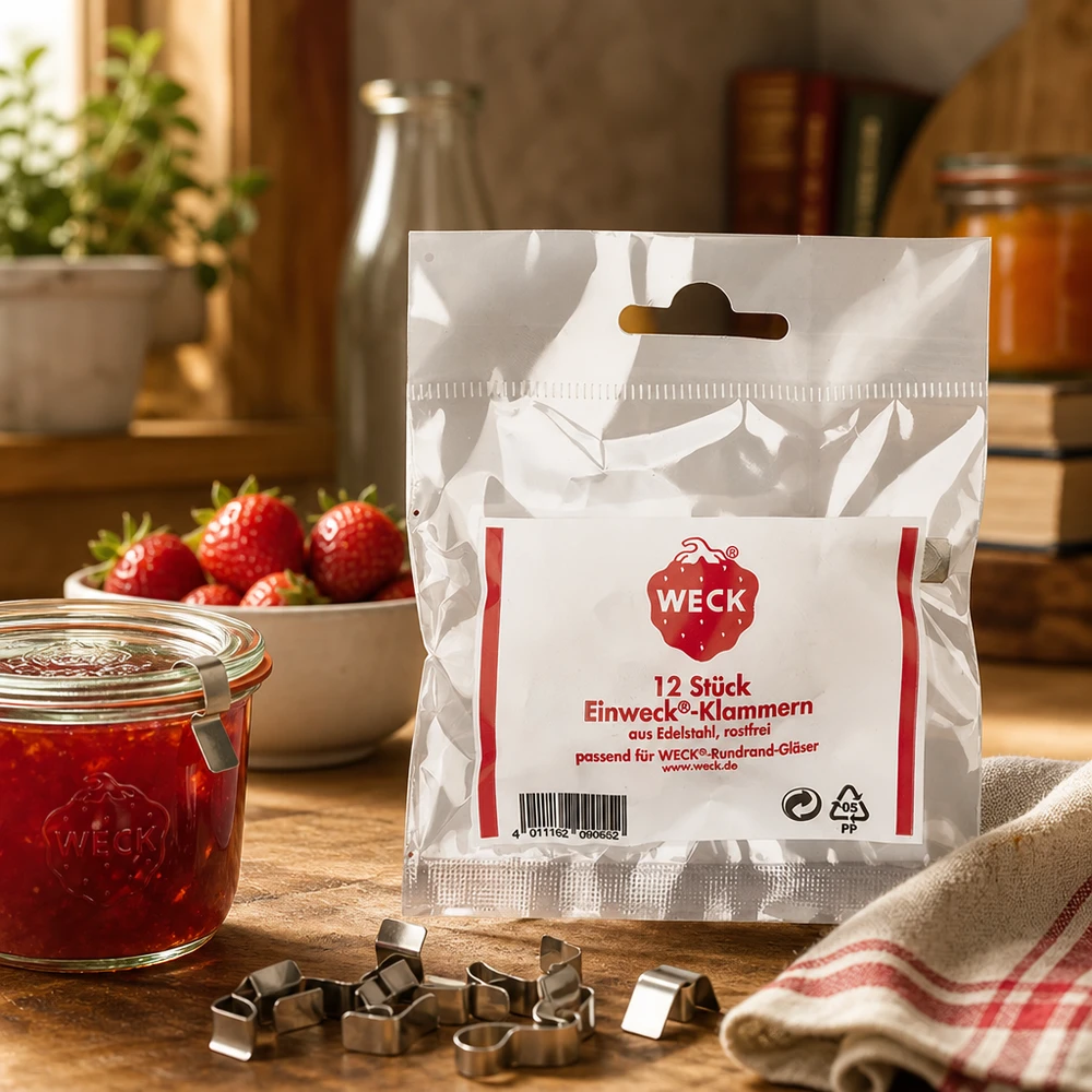 Mise en situation d’un bocal en verre pour les confitures et marmelades