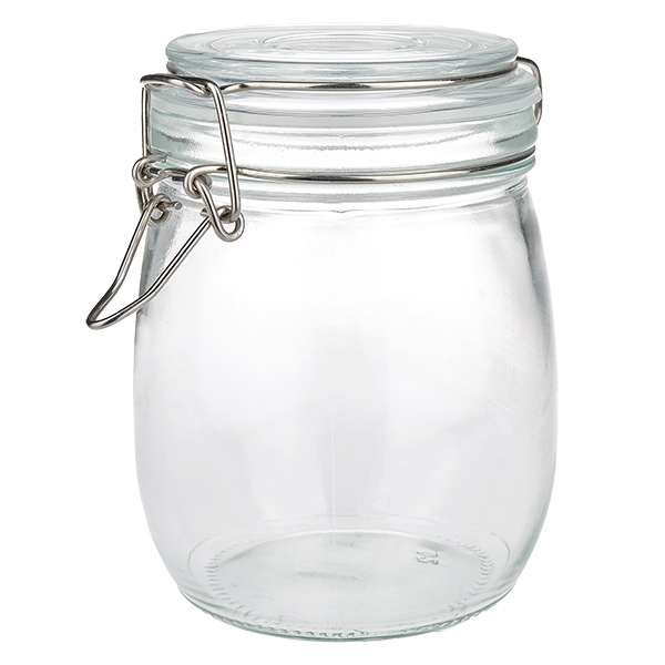 Pot de réserve 750ml type S avec fermeture à étrier UN.