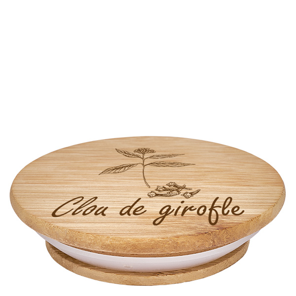Paire en bois « clou de girofle » pour WECK RR60 Paire en bois « clou de girofle » pour WECK RR60