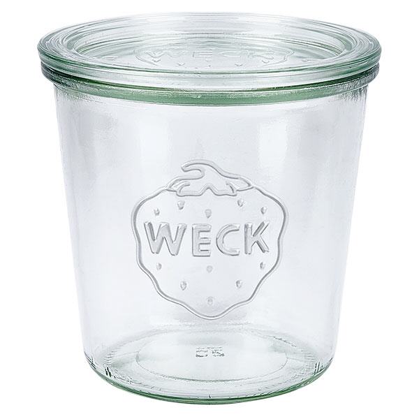 580ml bocal conique avec bouchon en verre WECK RR100