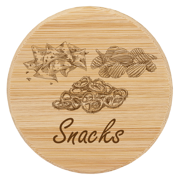 Paire en bois « Snacks » pour WECK RR100 Paire en bois « Snacks » pour WECK RR100