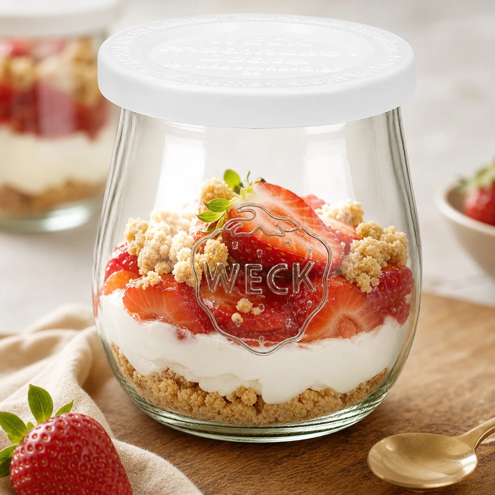 Préparation et présentation de bocaux en verre pour les tartinables salés ou sucrés
