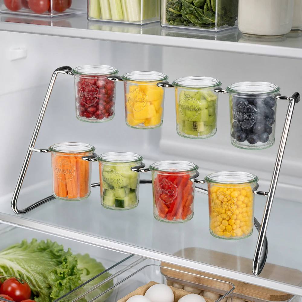 Sélection de bocaux en verre adaptée à les purées et compotes pour bébé