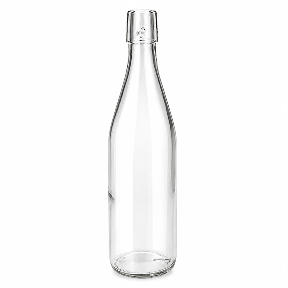Bouteille en verre de 500 ml sans bouchon mécanique UNiTWIST Bouteille en verre 500ml UNiTWIST transparente sans bouchon à visser pour boissons et conservation