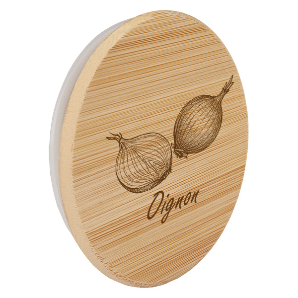 Paire en bois « Oignon » pour WECK RR60 Paire en bois « Oignon » pour WECK RR60