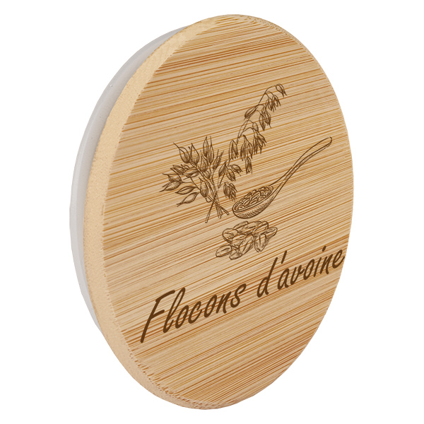 Paire en bois « Flocons d'avoine » pour WECK RR100 Paire en bois « Flocons d'avoine » pour WECK RR100