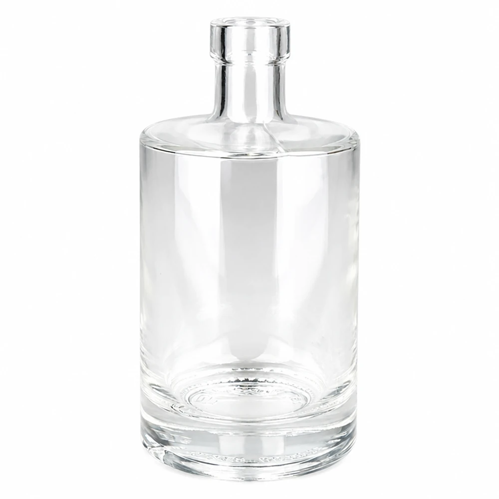 Bouteille en verre Marie 500ml sans bouchon UNiTWIST transparent vide avec col court pour spiritueux et boissons