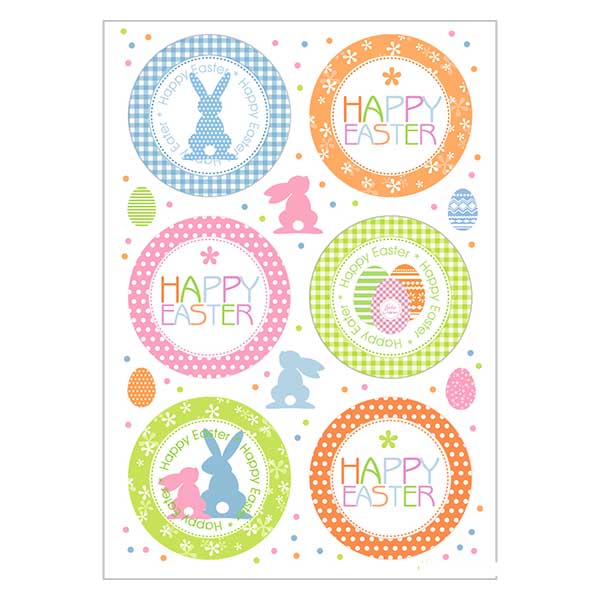 Stickers Premium Salutations de Pâques (12 stickers) Stickers Premium Salutations de Pâques (12 stickers)
