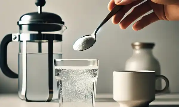 Boire avec du bicarbonate de soude